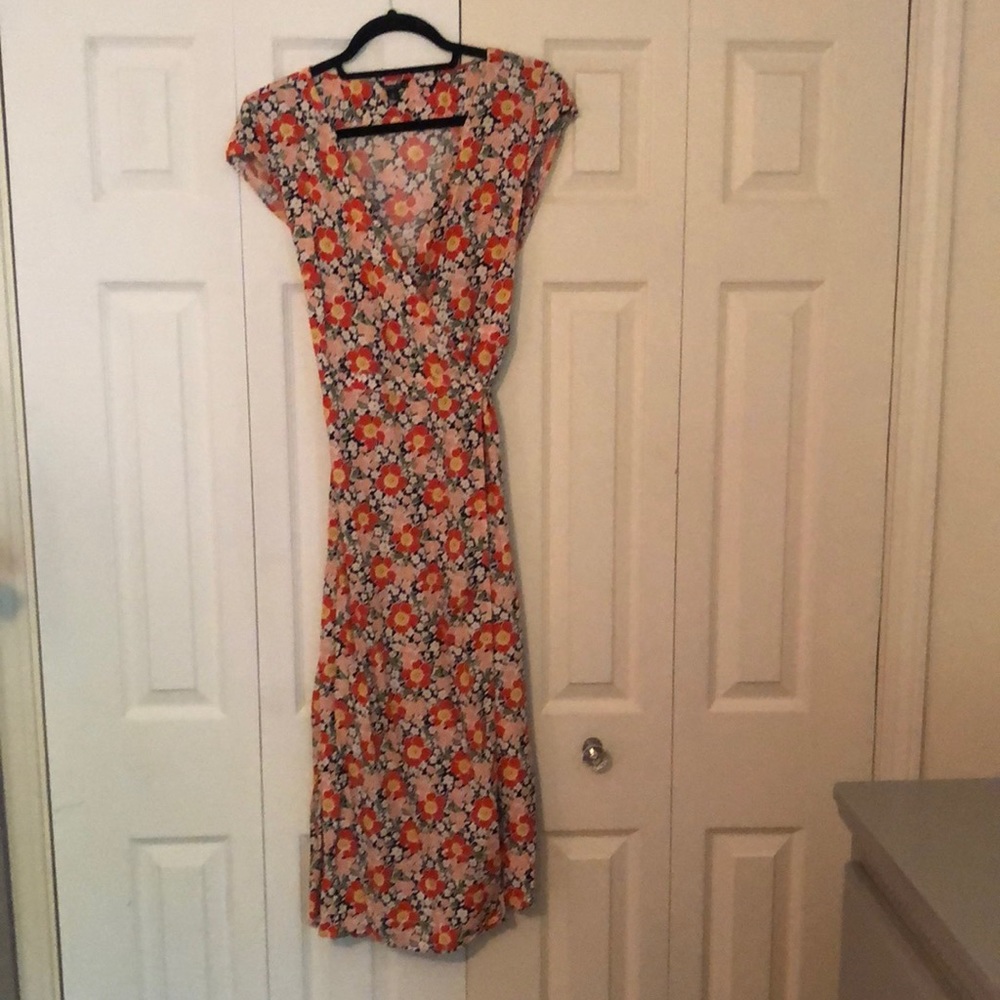 J Crew Mercantile Wrap Dress